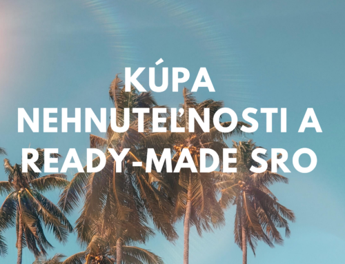 Kúpa nehnuteľnosti a ready-made sro